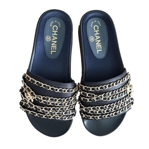 chanel sandlea|chanel sandals official site.